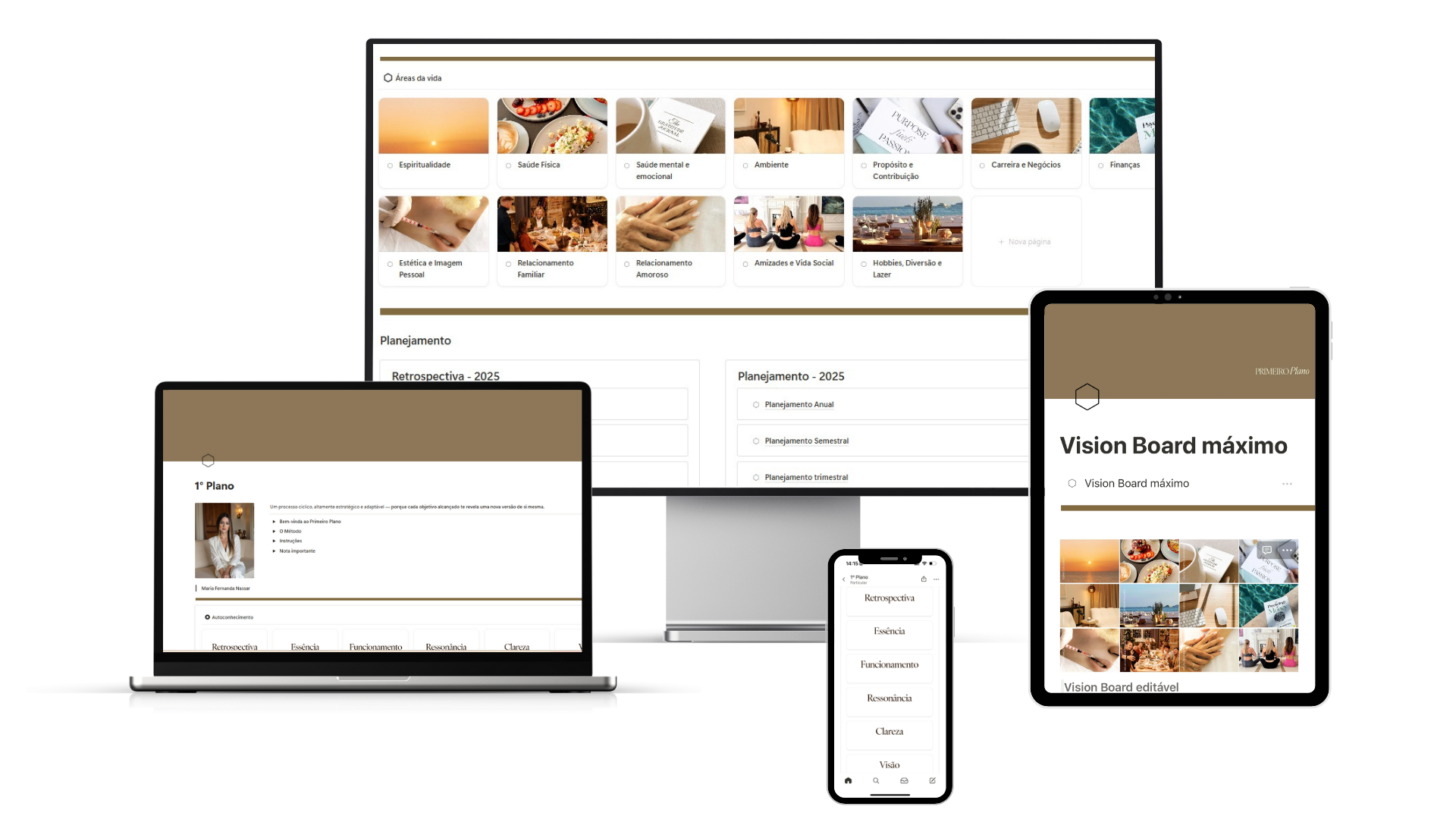 Primeiro Plano - Ecossistema de Gestão Pessoal